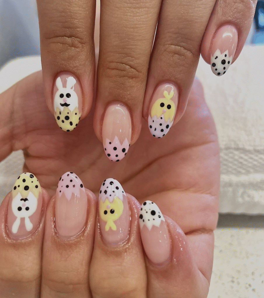 Easter Bunny Nail Designs