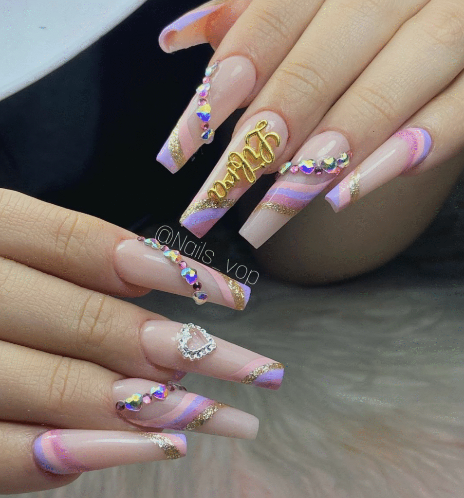 Libra nail designs