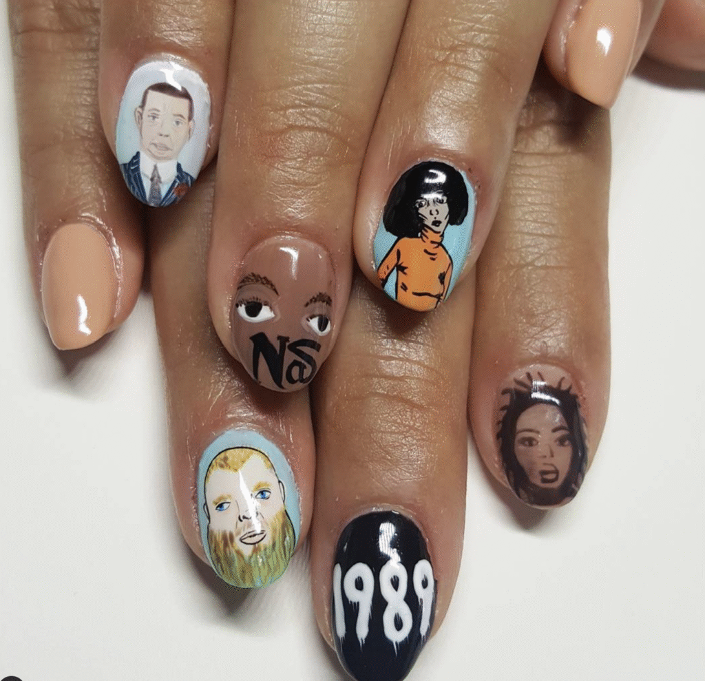 Libra nail designs