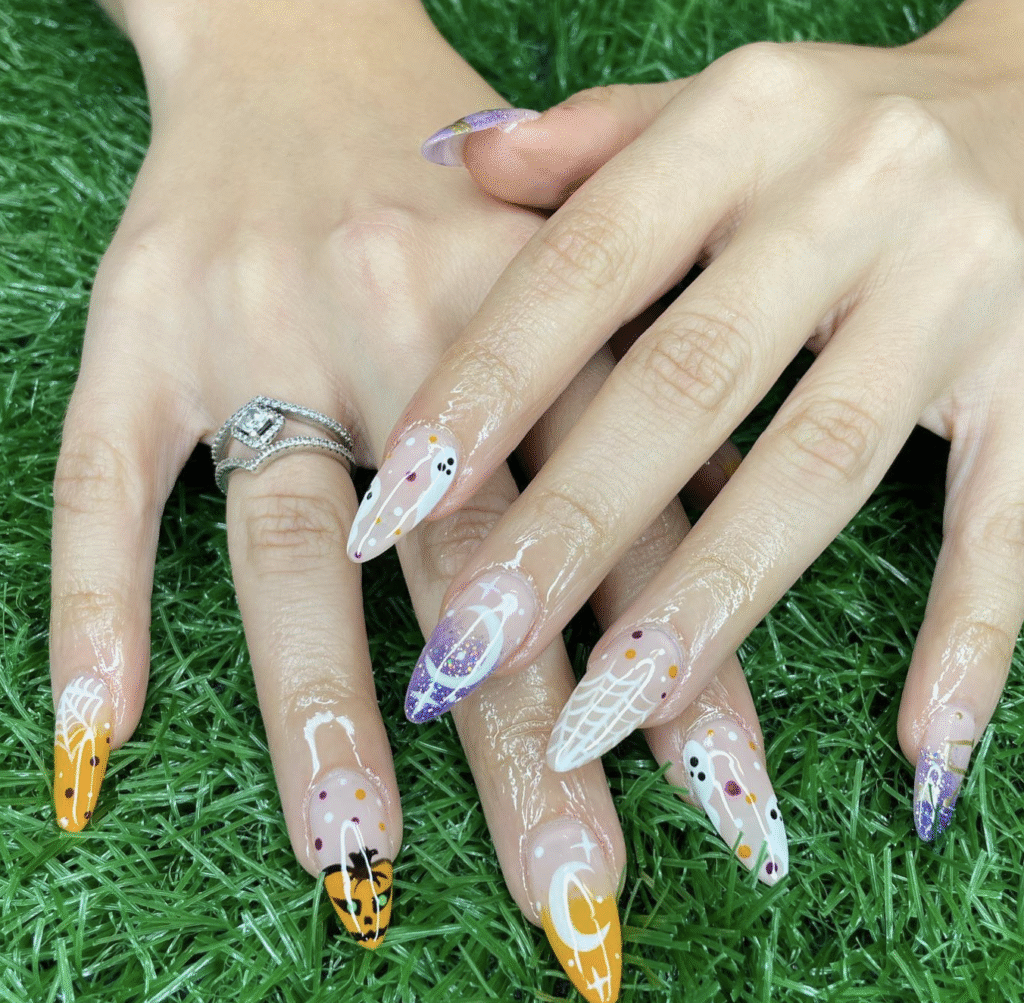 Libra nail designs