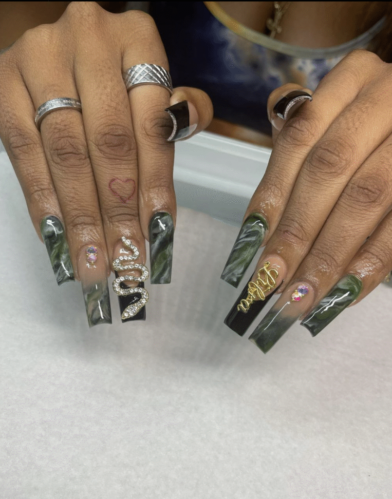 Libra nail designs