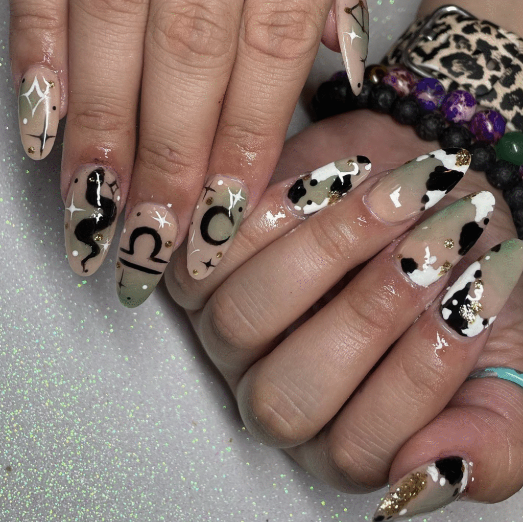 Libra nail designs