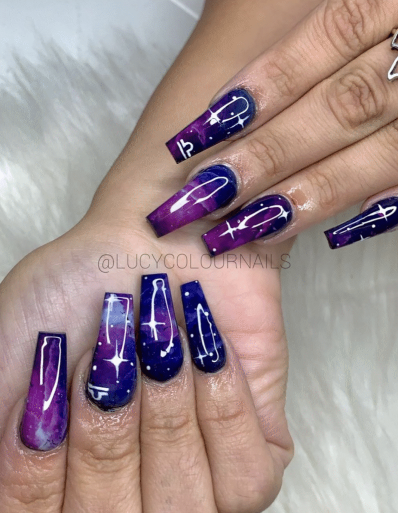 Libra nail designs