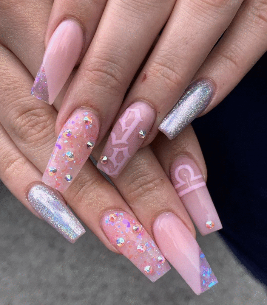 Libra nail designs