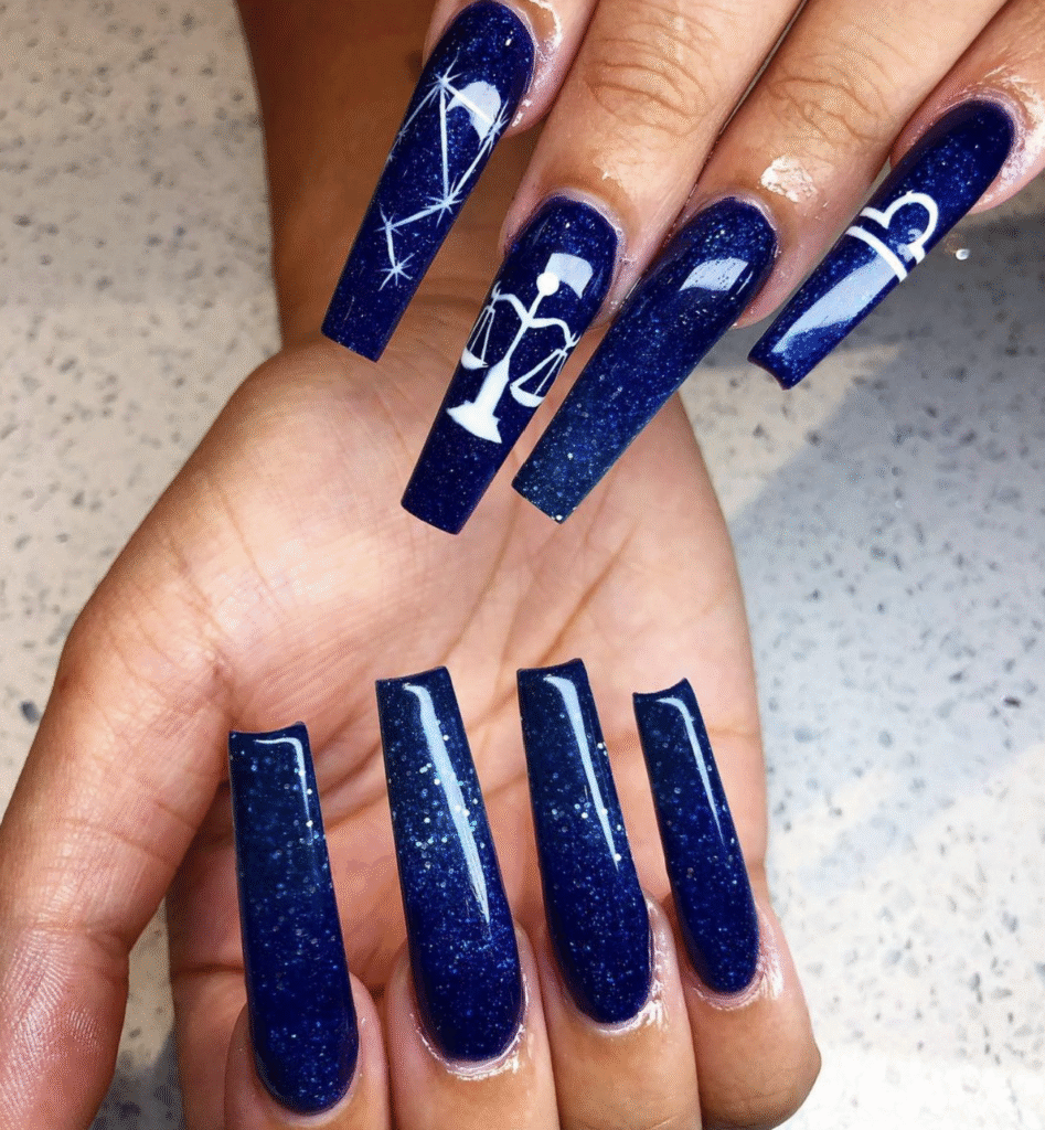 Libra nail designs