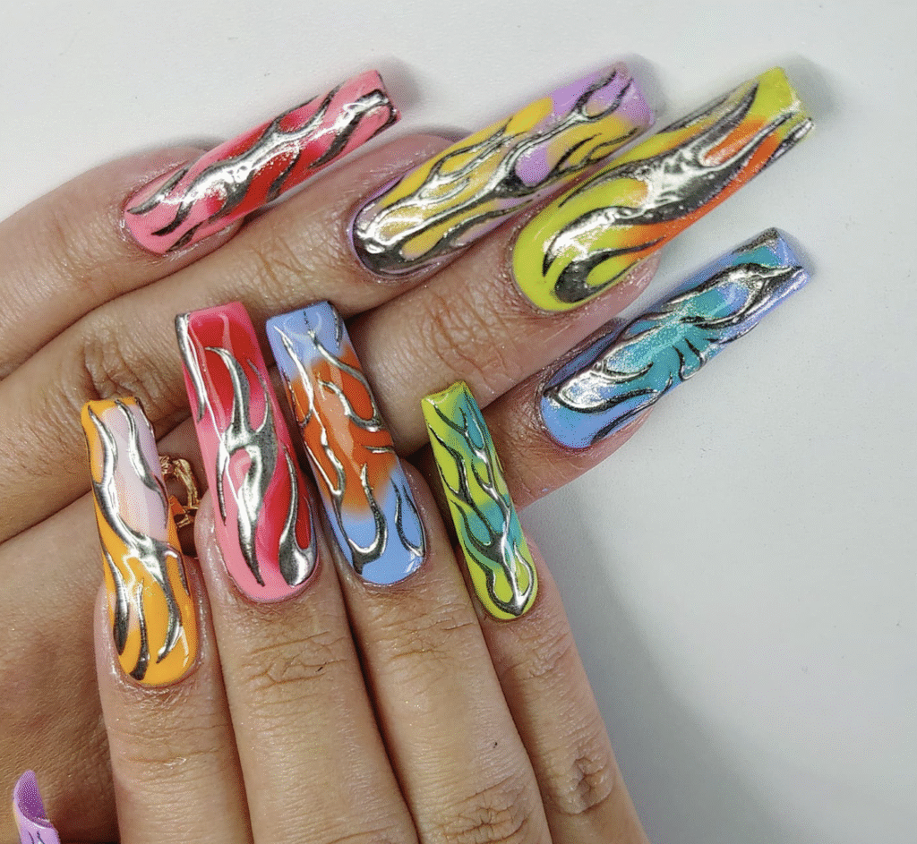 Libra nail designs