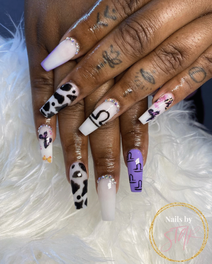 Libra nail designs