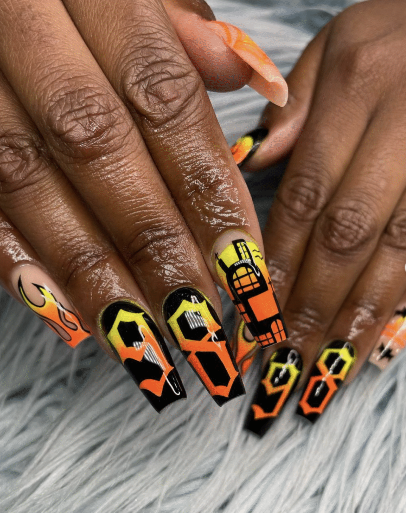 Libra nail designs