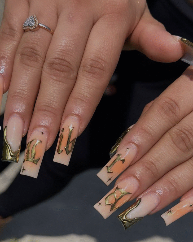 Libra nail designs