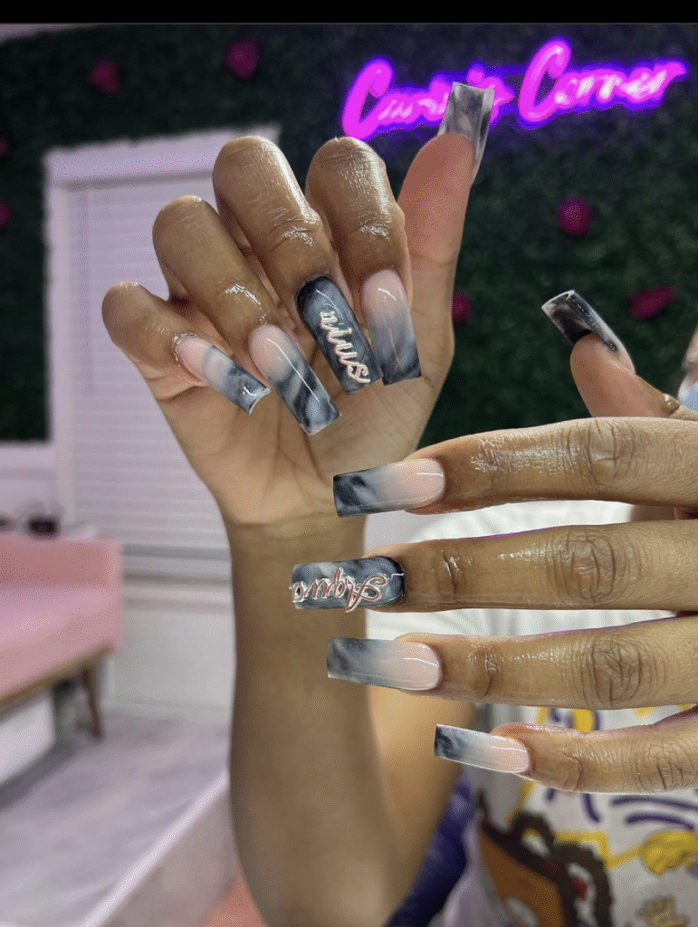 Aquarius nail designs
