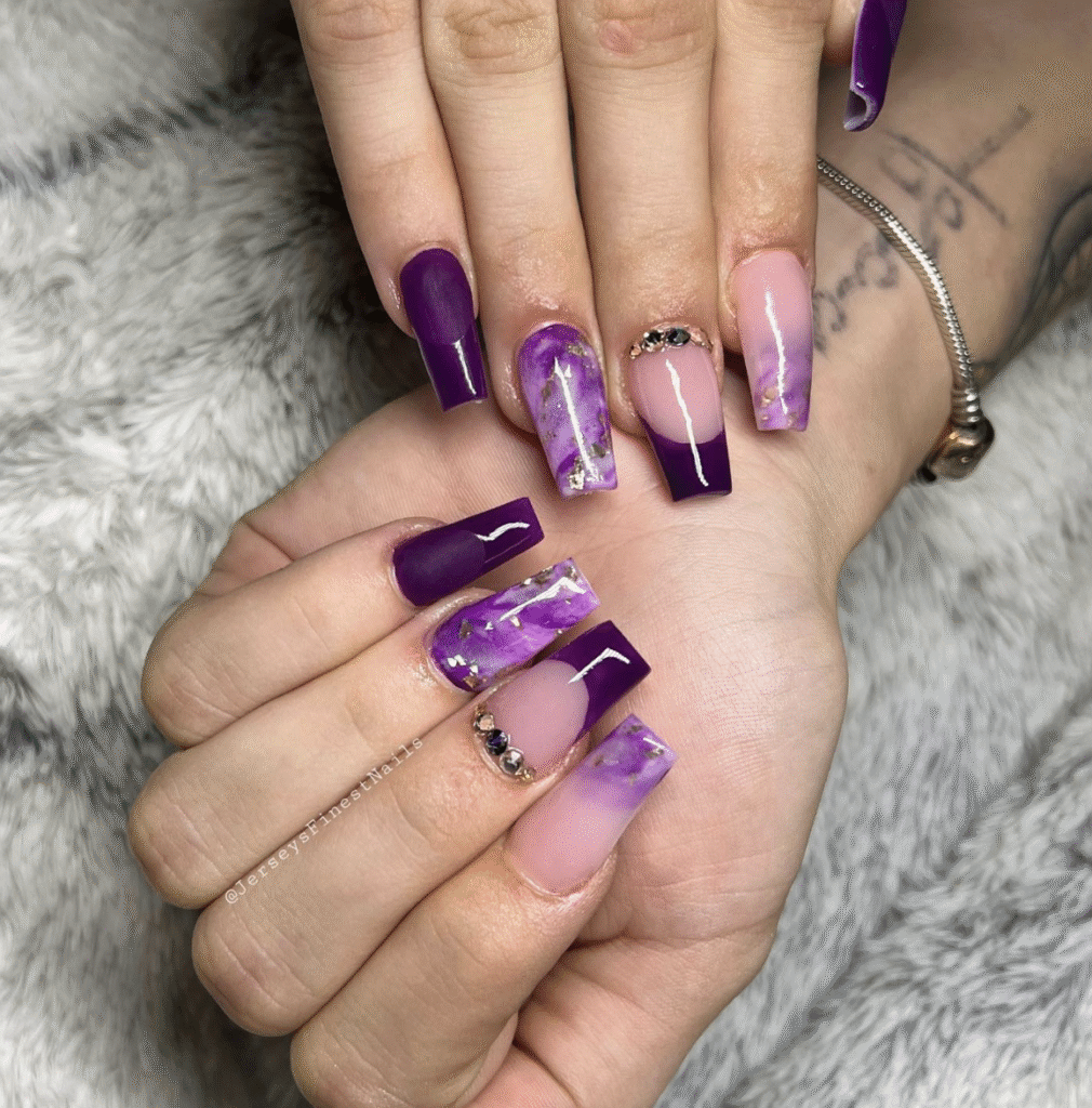 Aquarius nail designs