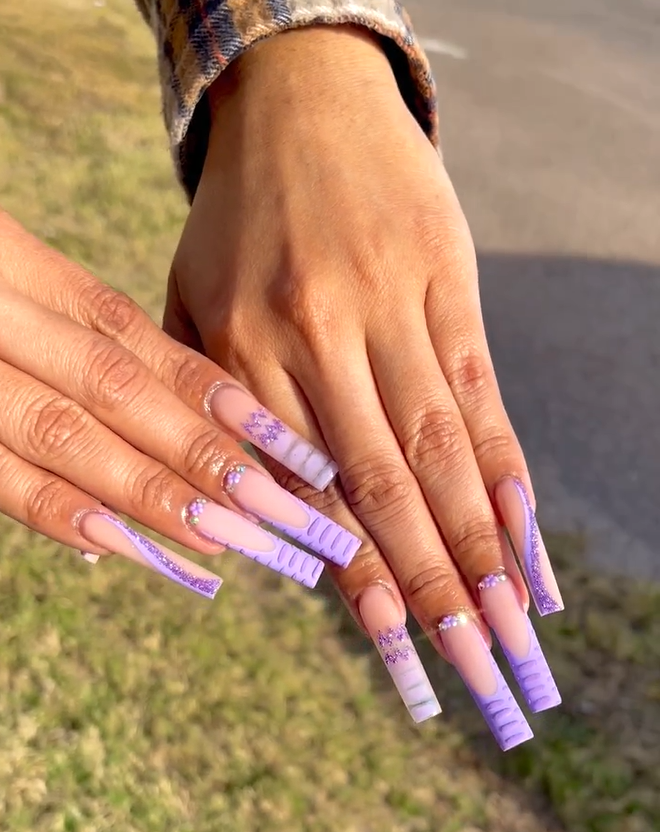 Aquarius nail designs