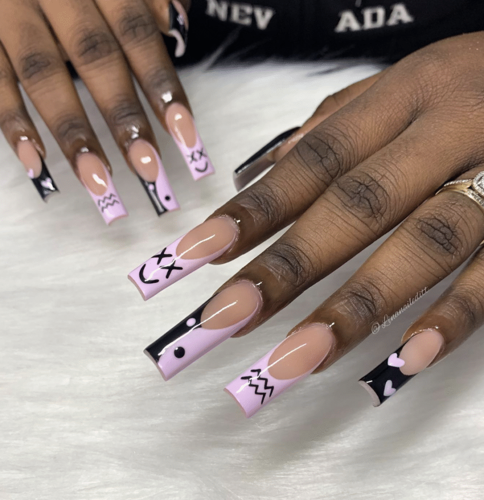 Aquarius nail designs