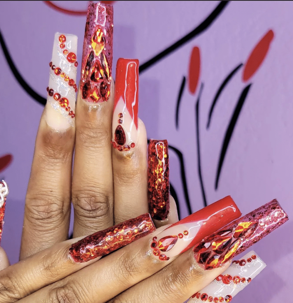 Aquarius nail designs