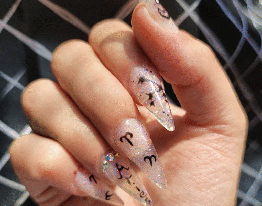 Aries nail designs