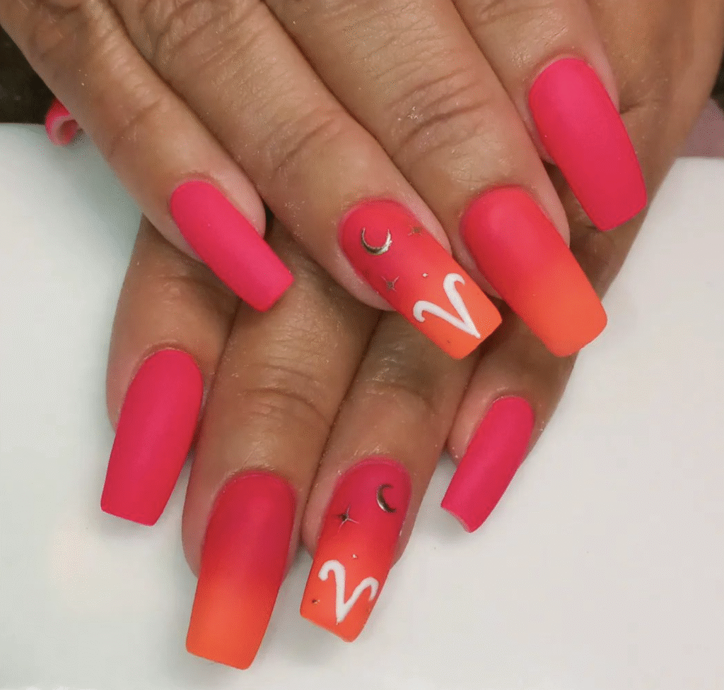 Aries nail designs