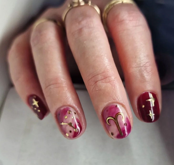 Aries nail designs