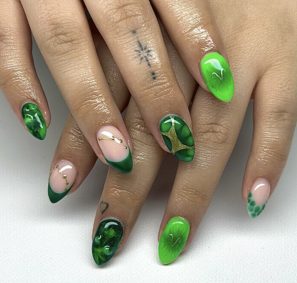Aries nail designs