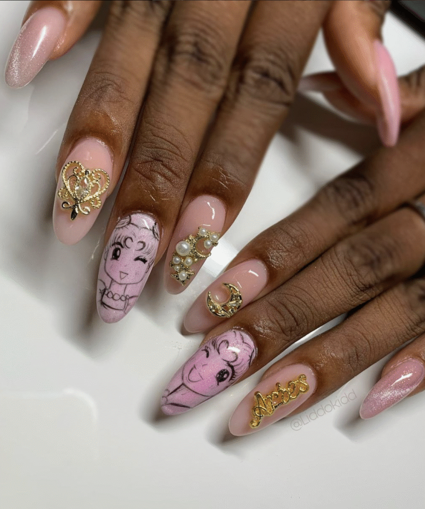 Aries nail designs