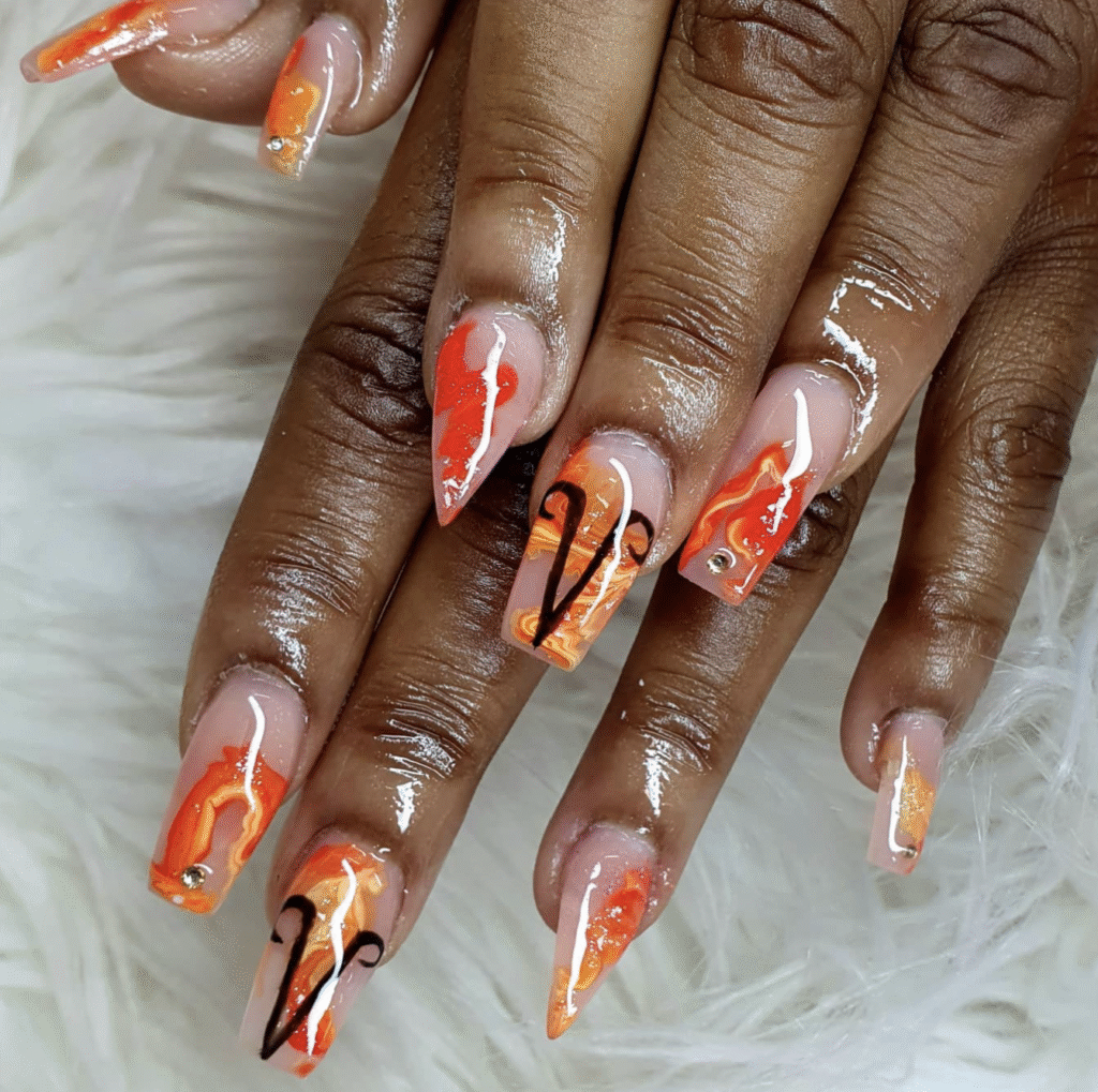 Aries nail designs