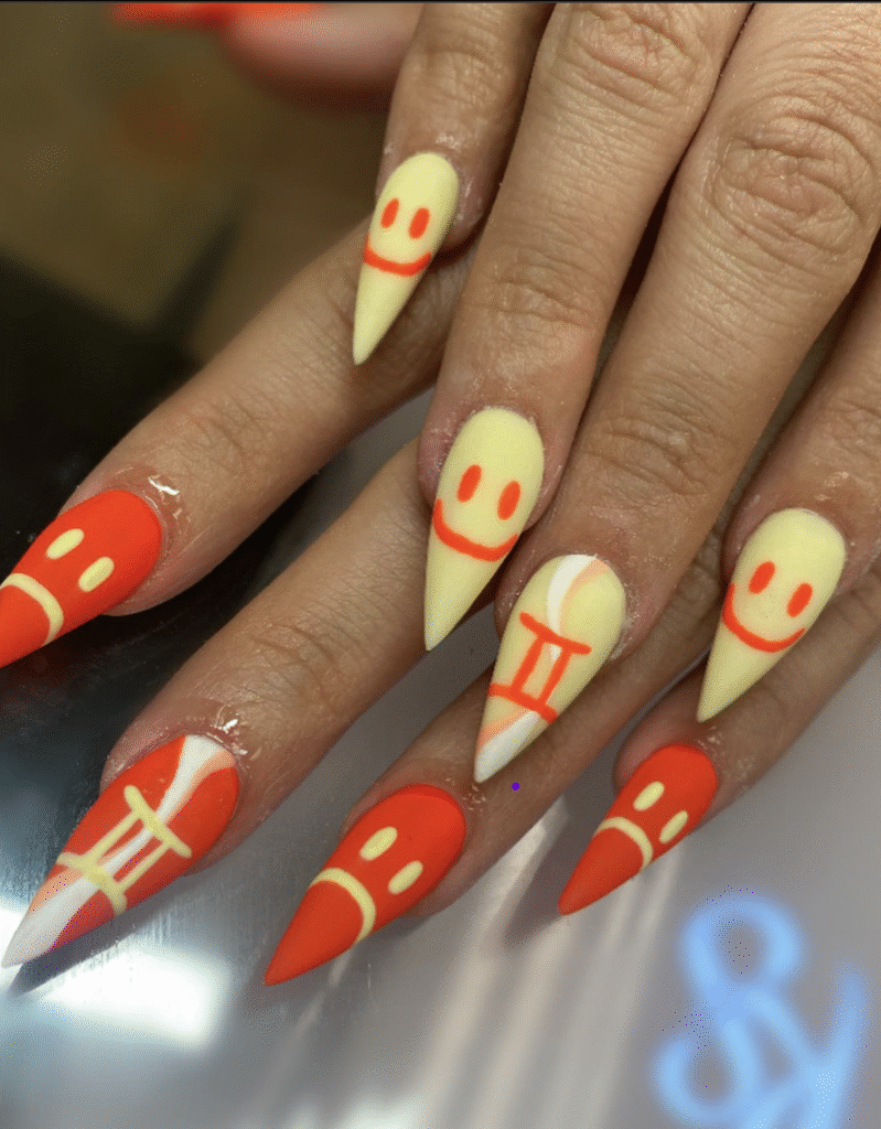 Gemini Nail Design