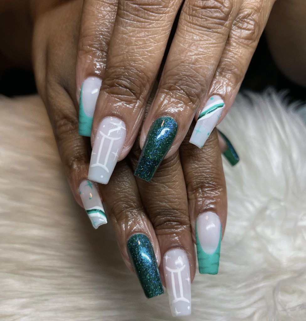 Gemini Nail Design