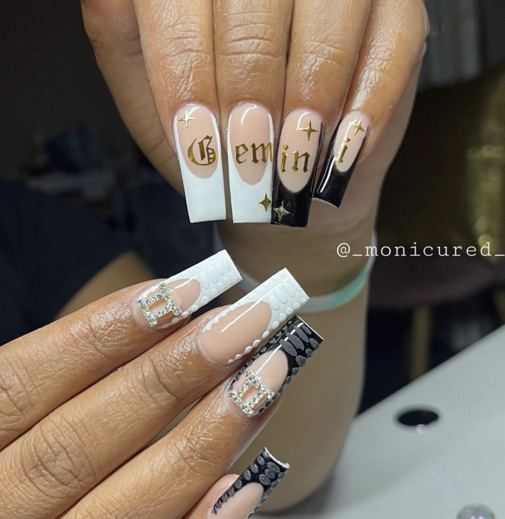 Gemini Nail Design