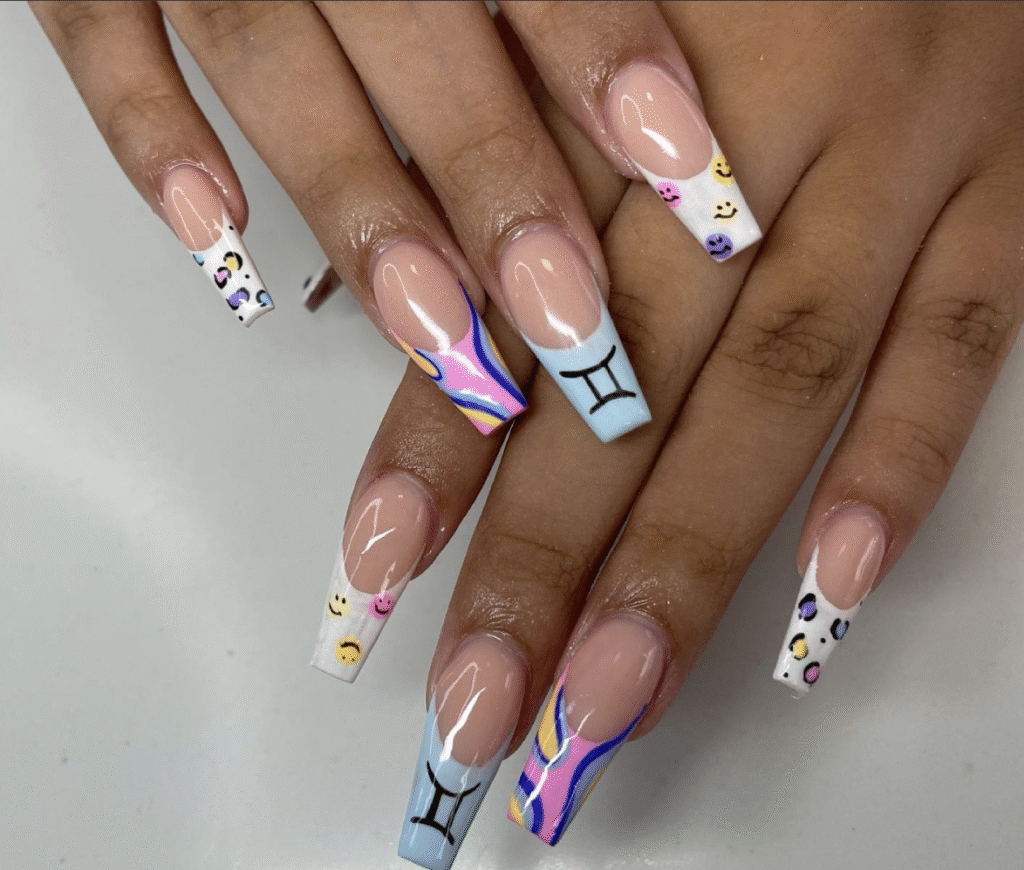Gemini Nail Design