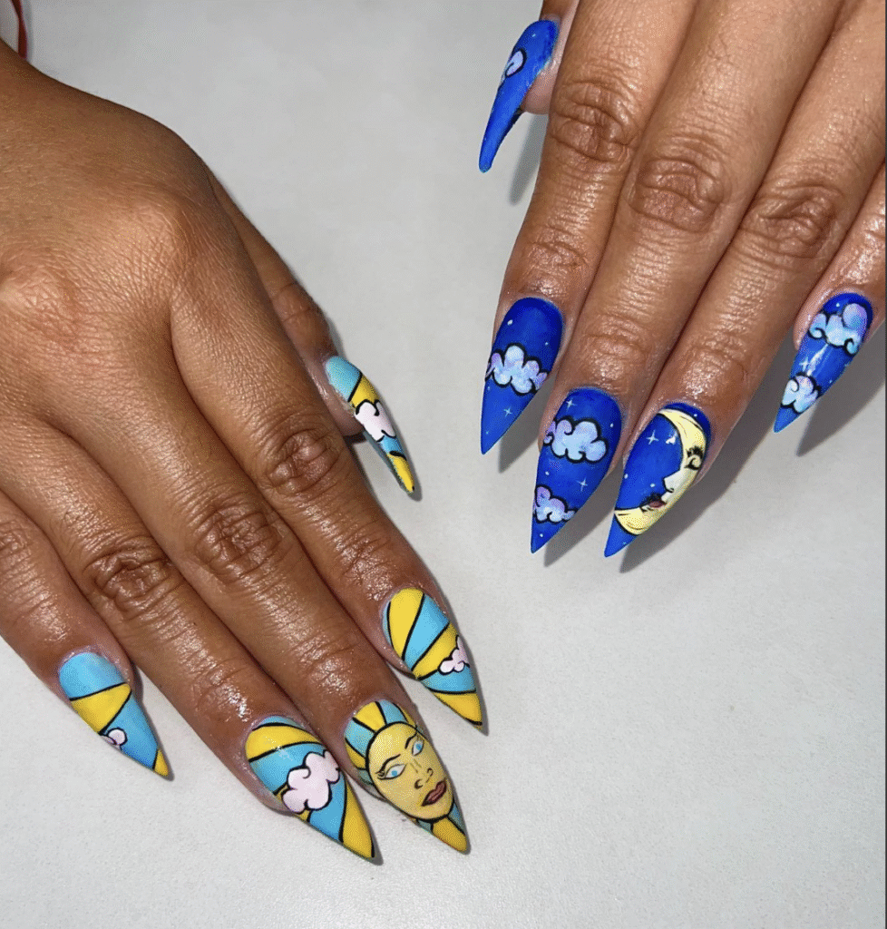 Gemini Nail Design