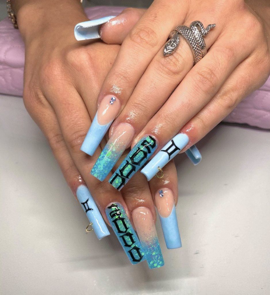 Gemini Nail Design