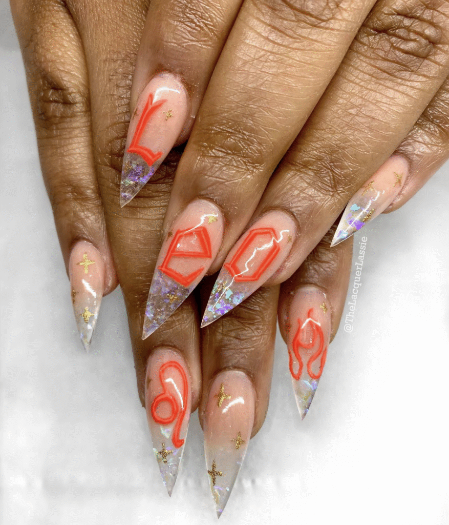 Leo Nail Designs