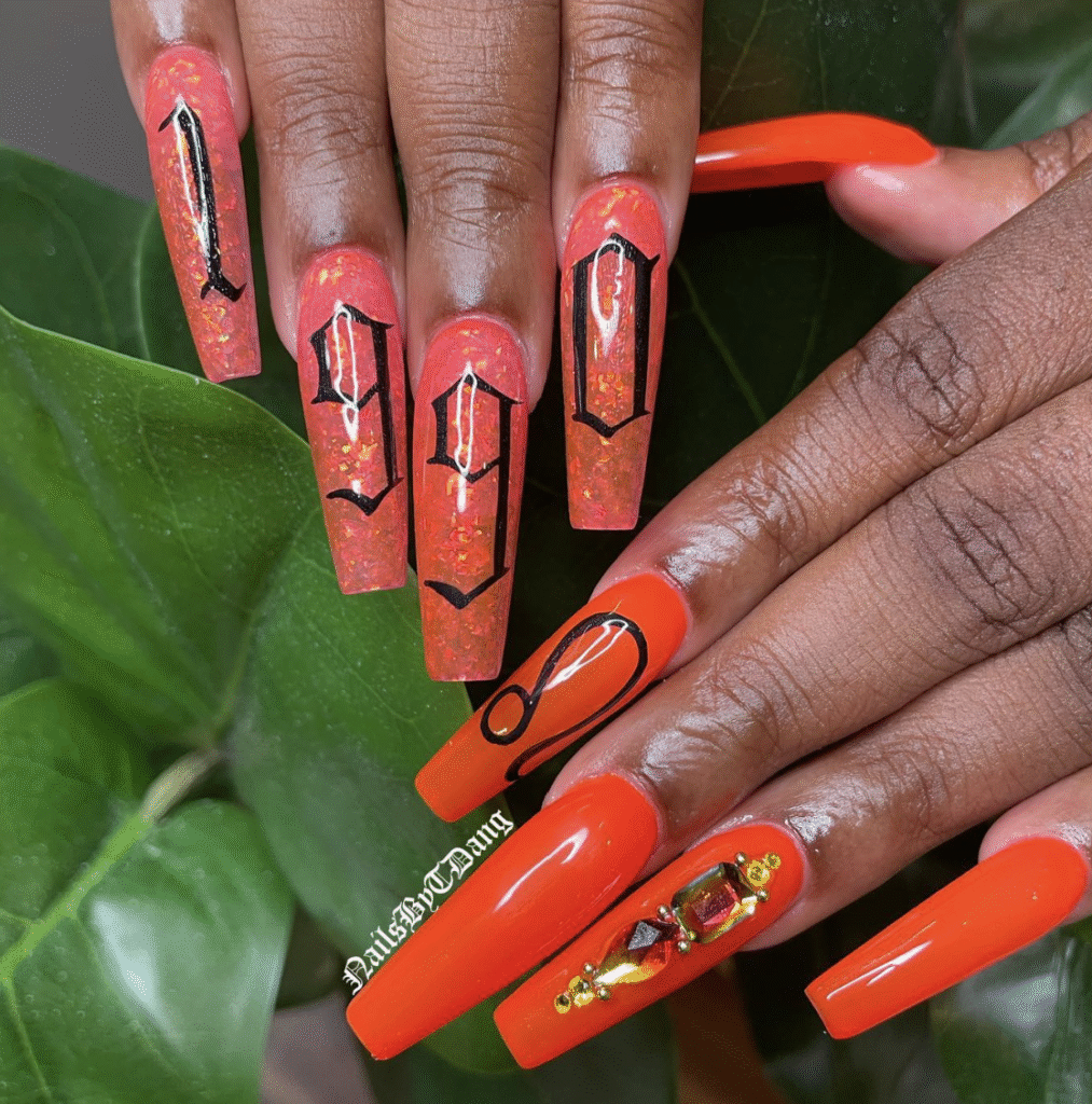 Leo Nail Designs