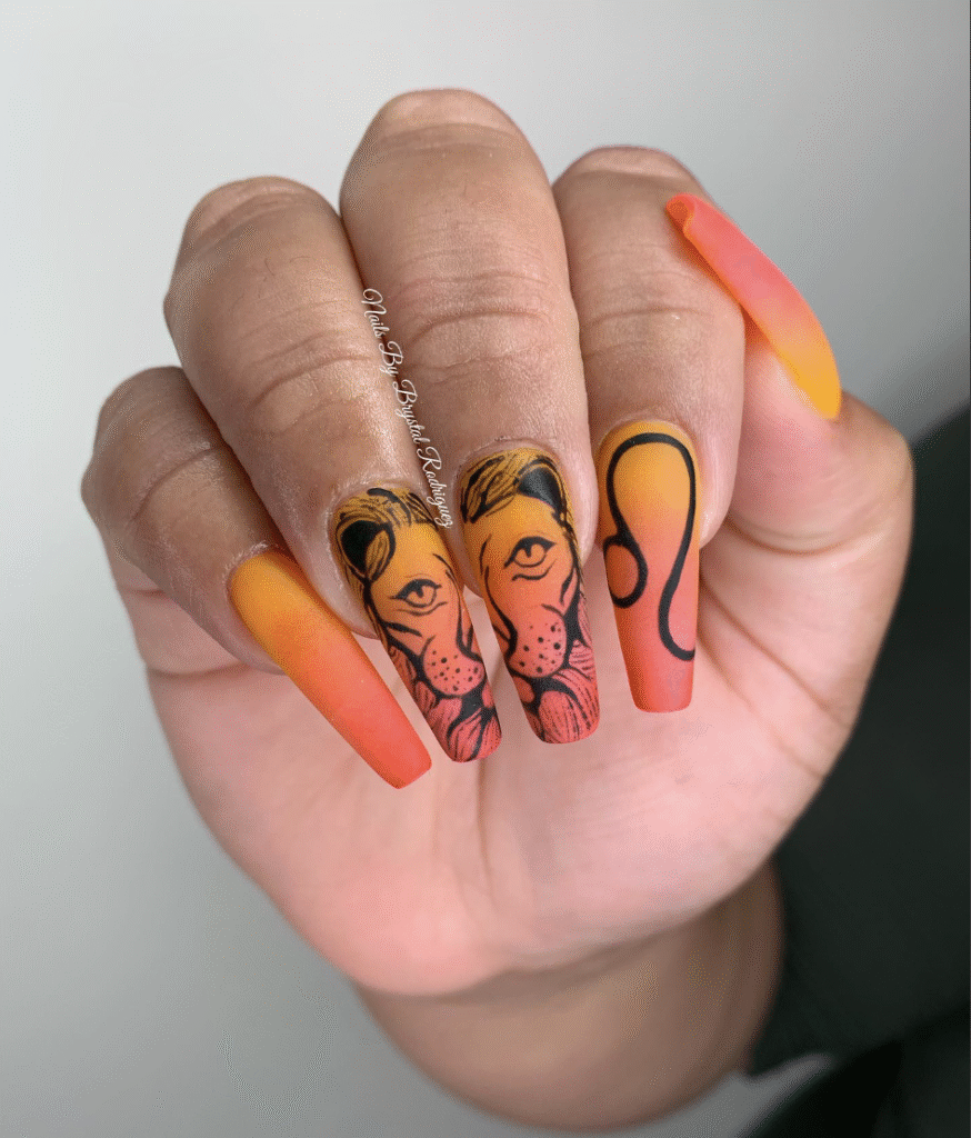 Leo Nail Designs