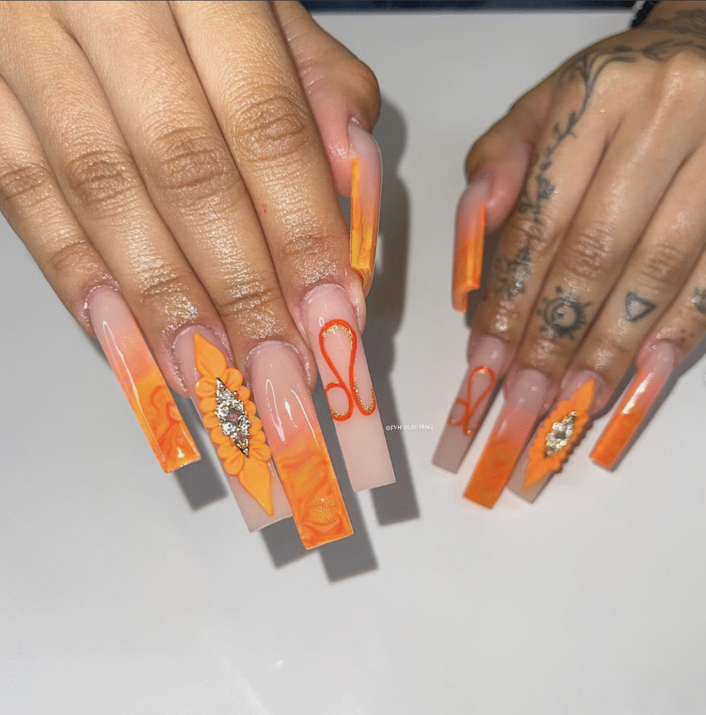 Leo Nail Designs