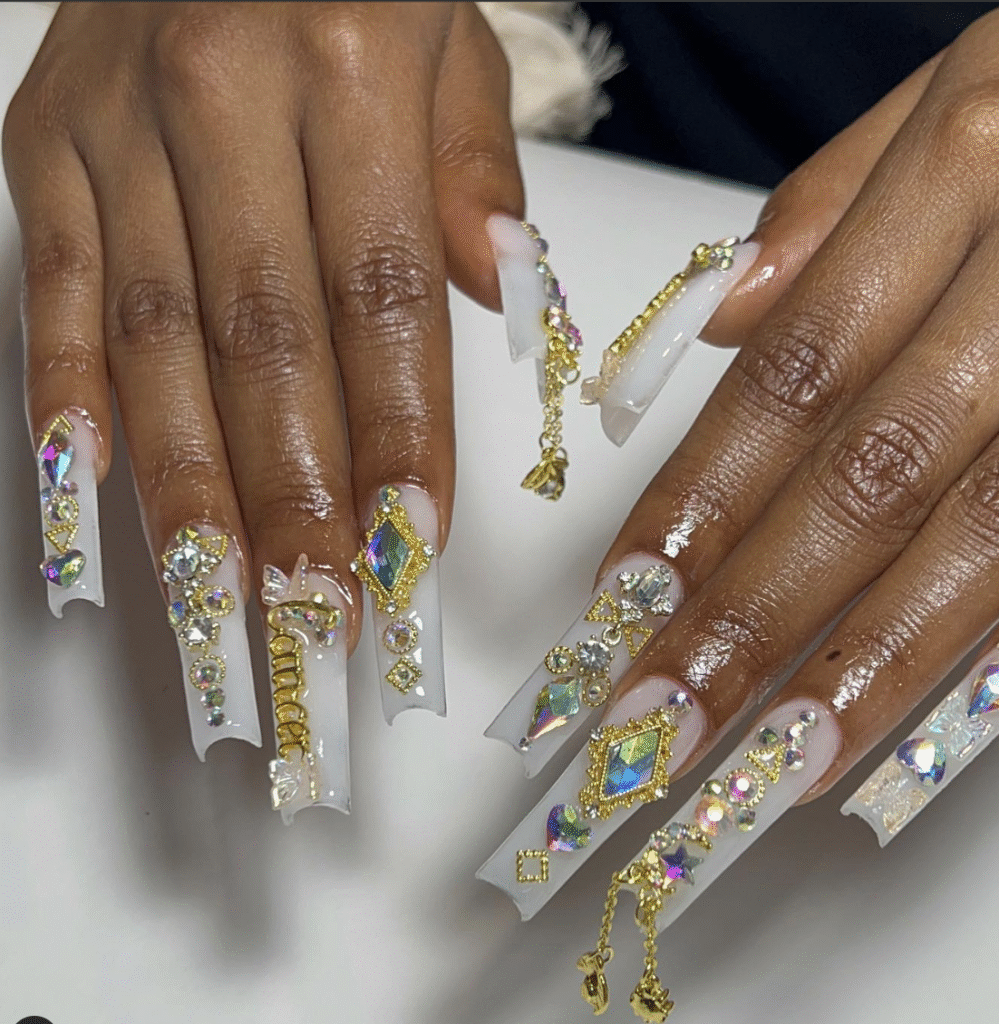 Cancer Zodiac Nail Designs