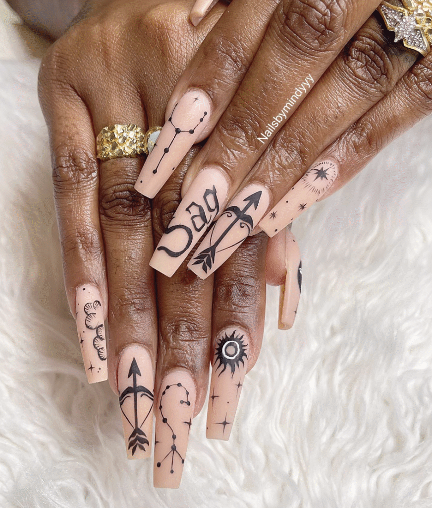 Sagittarius Nail