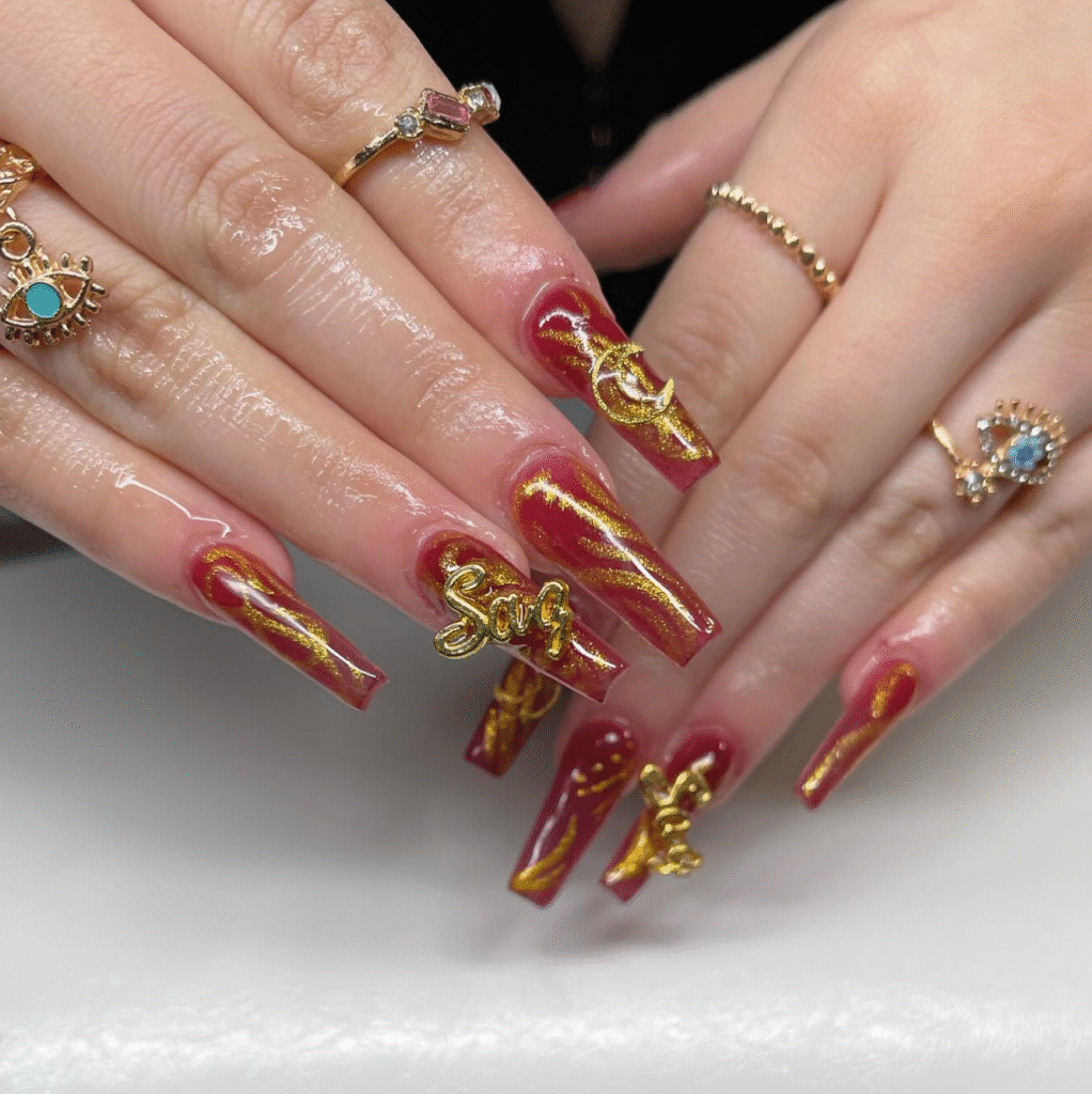 Sagittarius Nail