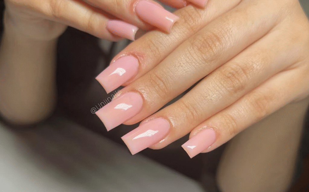 Bubblegum pink nail designs