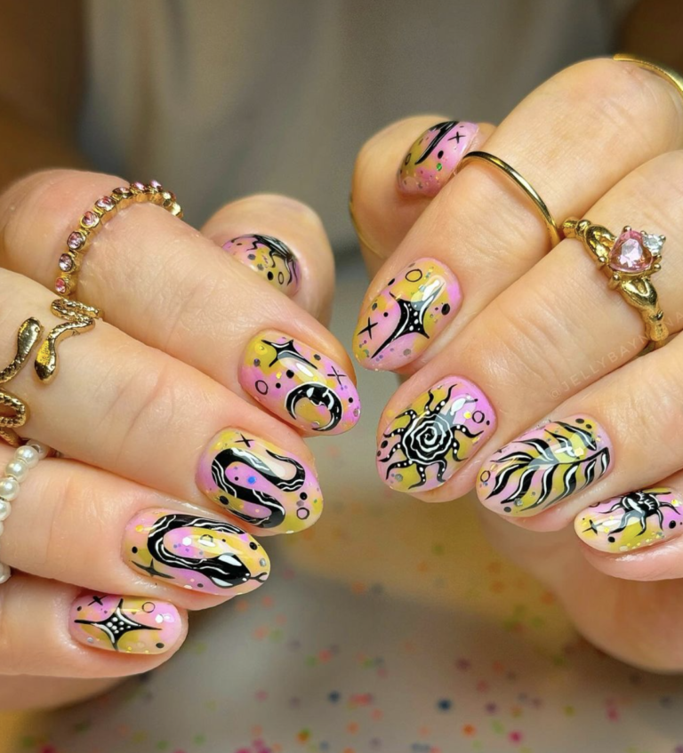 Celestial Nail Designs