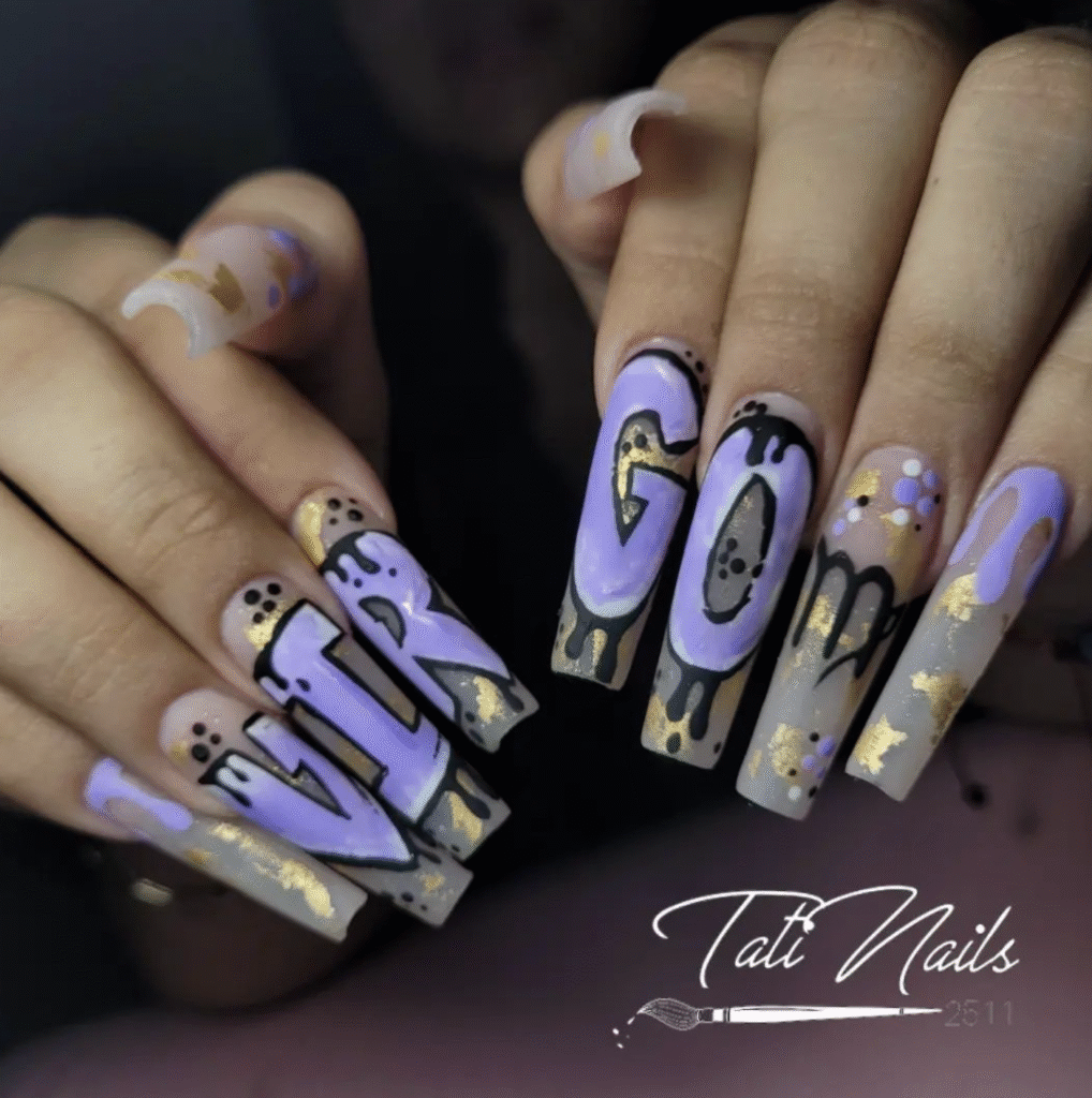 Virgo Nail Designs