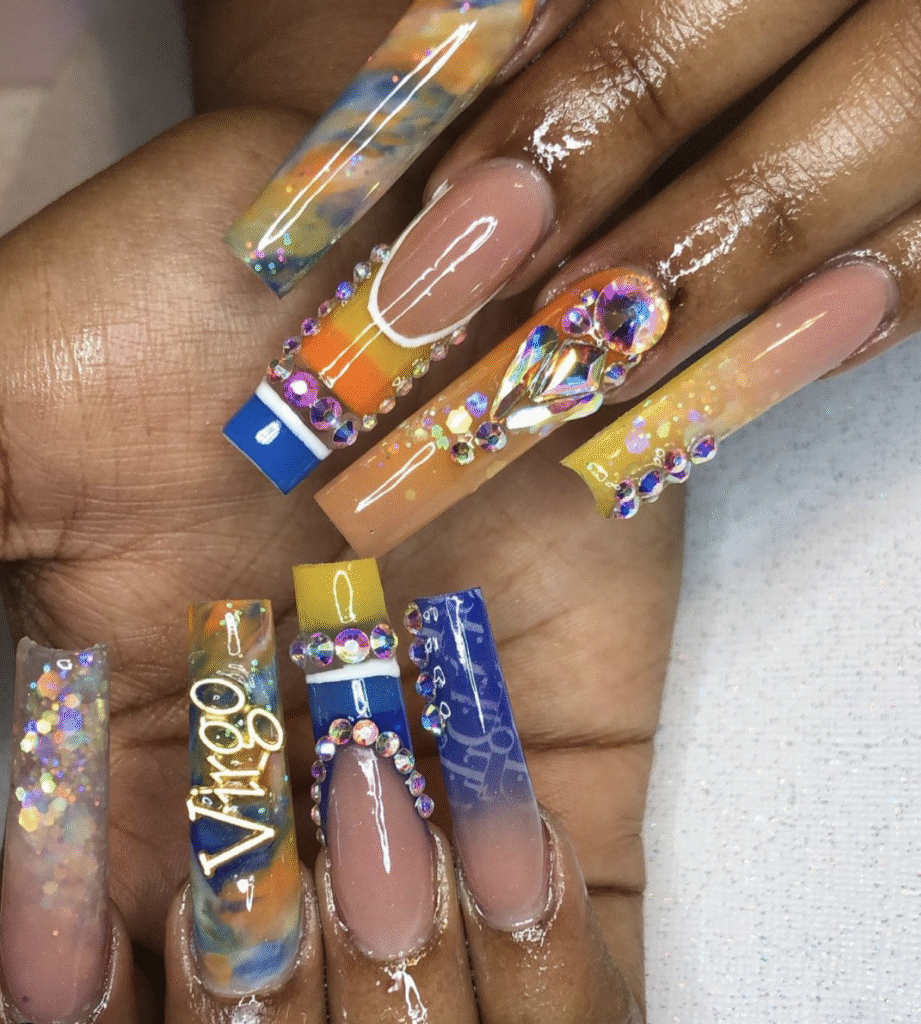 Virgo Nail Designs
