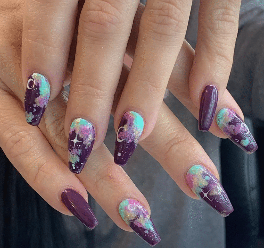 Celestial Nail Designs