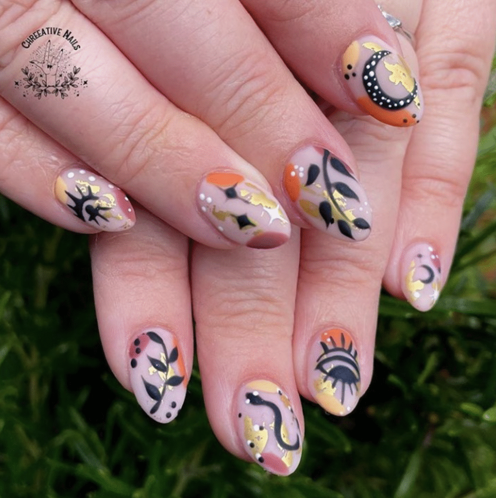 Celestial Nail Designs