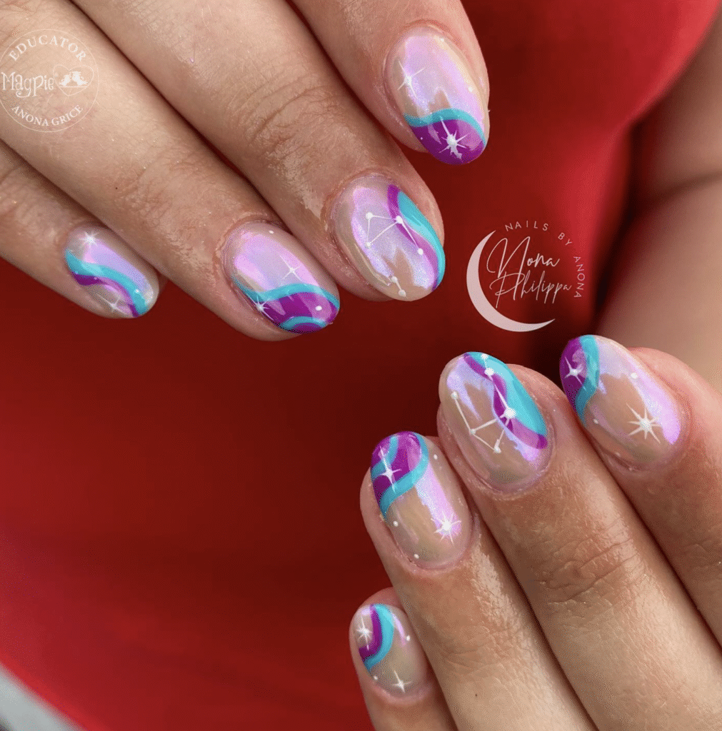 Celestial Nail Designs