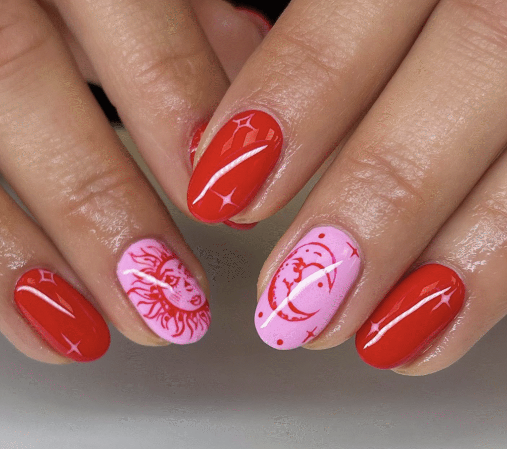 Celestial Nail Designs