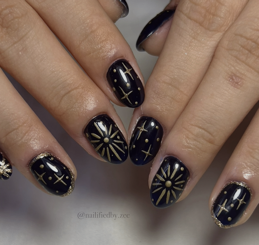 Celestial Nail Designs