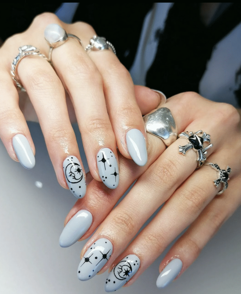 Celestial Nail Designs