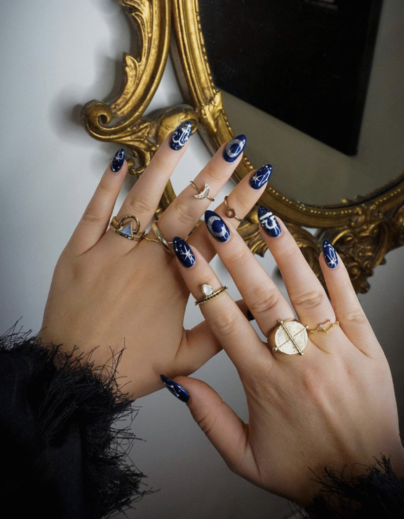 Celestial Nail Designs