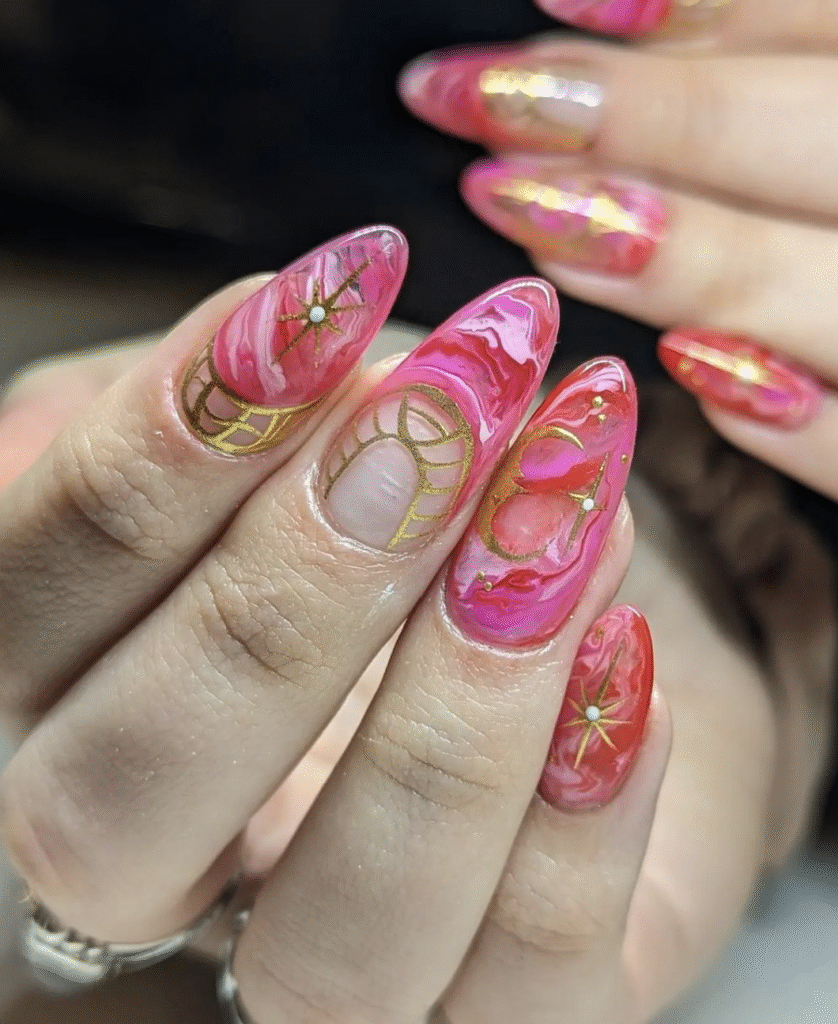 Celestial Nail Designs