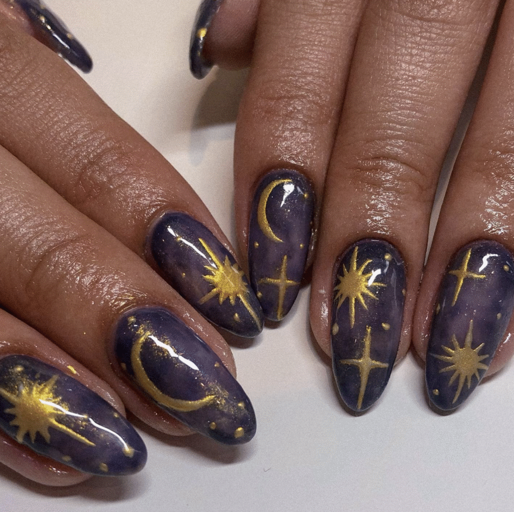 Celestial Nail Designs